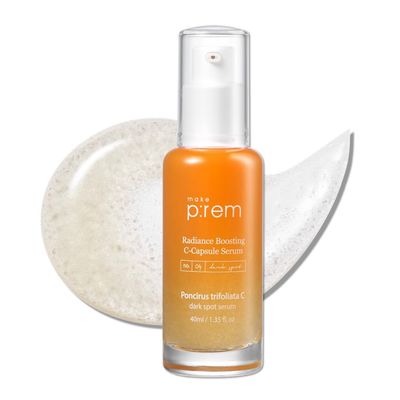 Make p:rem Poncirus trifoliata C Dark spot serum Skin clearing serum Uneven Skin Tone Treatment Vitamin serum C face 40ml, 1.35 fl.oz. Make P:REM