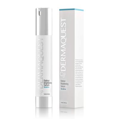 DermaQuest SkinBrite Skin Brightening Retinol Serum - Nighttime Anti Aging Facial Serum Treatment for Dark Spots, Pigmentation &amp; Sun Damage - Anti Irritation Formula 1oz
