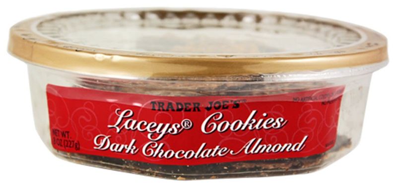 Trader Joe's Laceys Cookies Dark Chocolate Almond