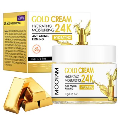 GUOYAOLIFU Moisturing Face Cream Skincare for Women,Day Night 24k Gold Facial Cream for Face?Hydration Face Cream for All Skin Types 1.7 Oz