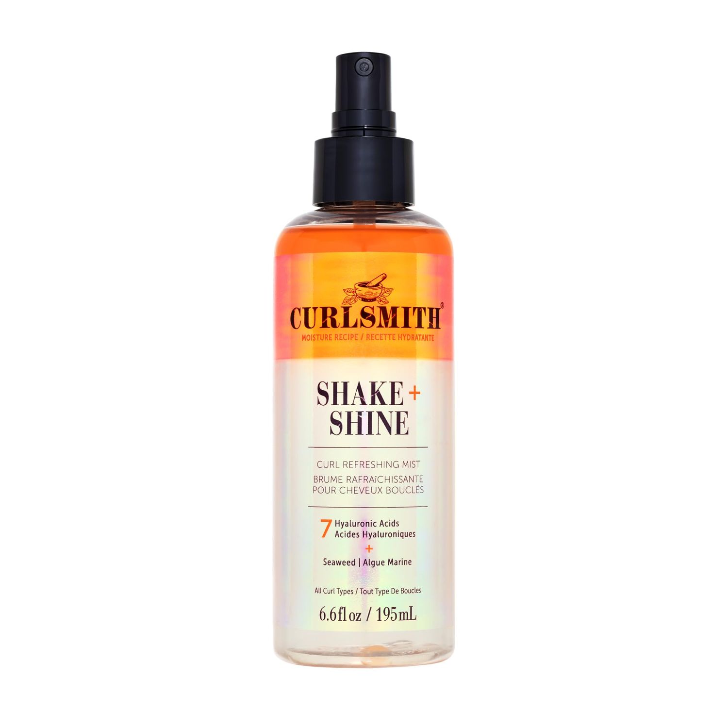 CURLSMITH - Shake and Shine 2-Day Refresh Curl Refreshing Mist for Curly Hair Controls Frizz, Adds Shine, Increases Moisture and Increases Curl Definition