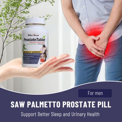 Wins Town Prostate Pills, 600mg Male Saw Palmetto Prostate Supplements, Support Better Sleep and Urinary Health, 60 Tablets
