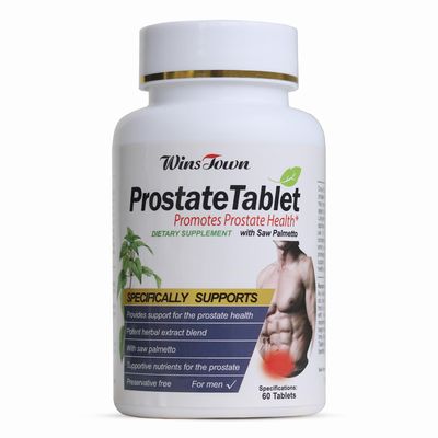 Wins Town Prostate Pills, 600mg Male Saw Palmetto Prostate Supplements, Support Better Sleep and Urinary Health, 60 Tablets