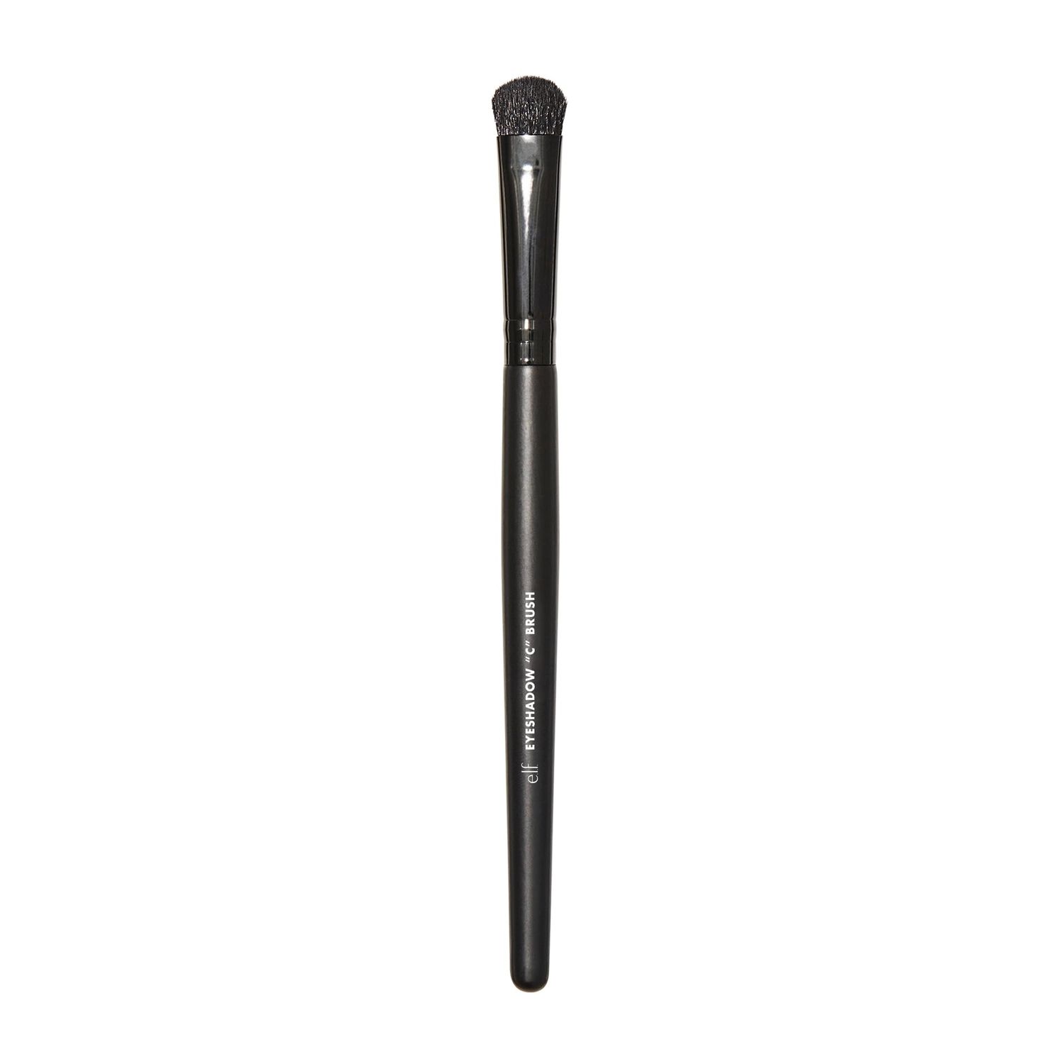 e.l.f. Eyeshadow C Brush, Curved Eyeshadow Brush For Blending &amp; Diffusing, Helps Create The Perfect Smoky Eye, Vegan &amp; Cruelty-Free