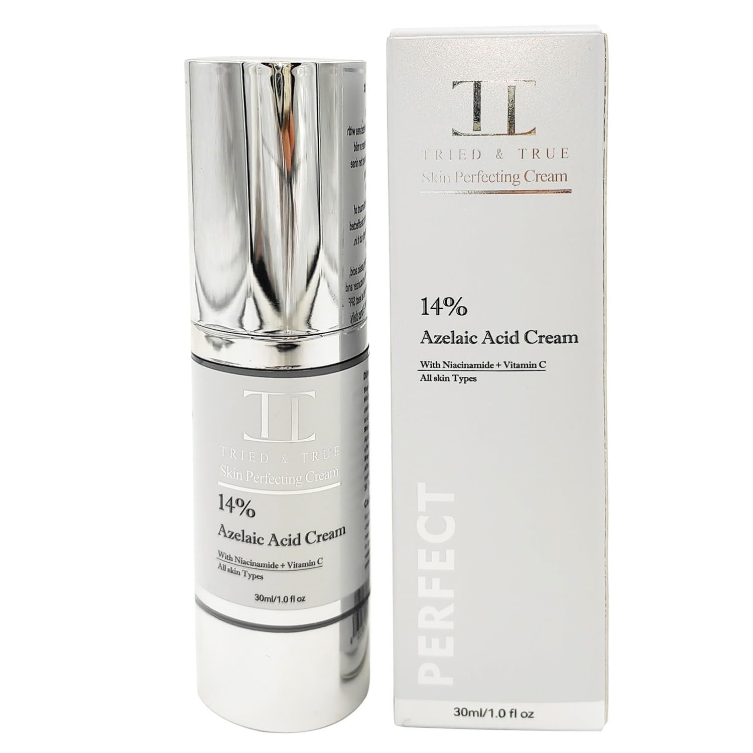 14 Azelaic Acid Skin Perfecting Cream, Reduces Redness, Fades Dark Spots, Evens Texture - Tried and True