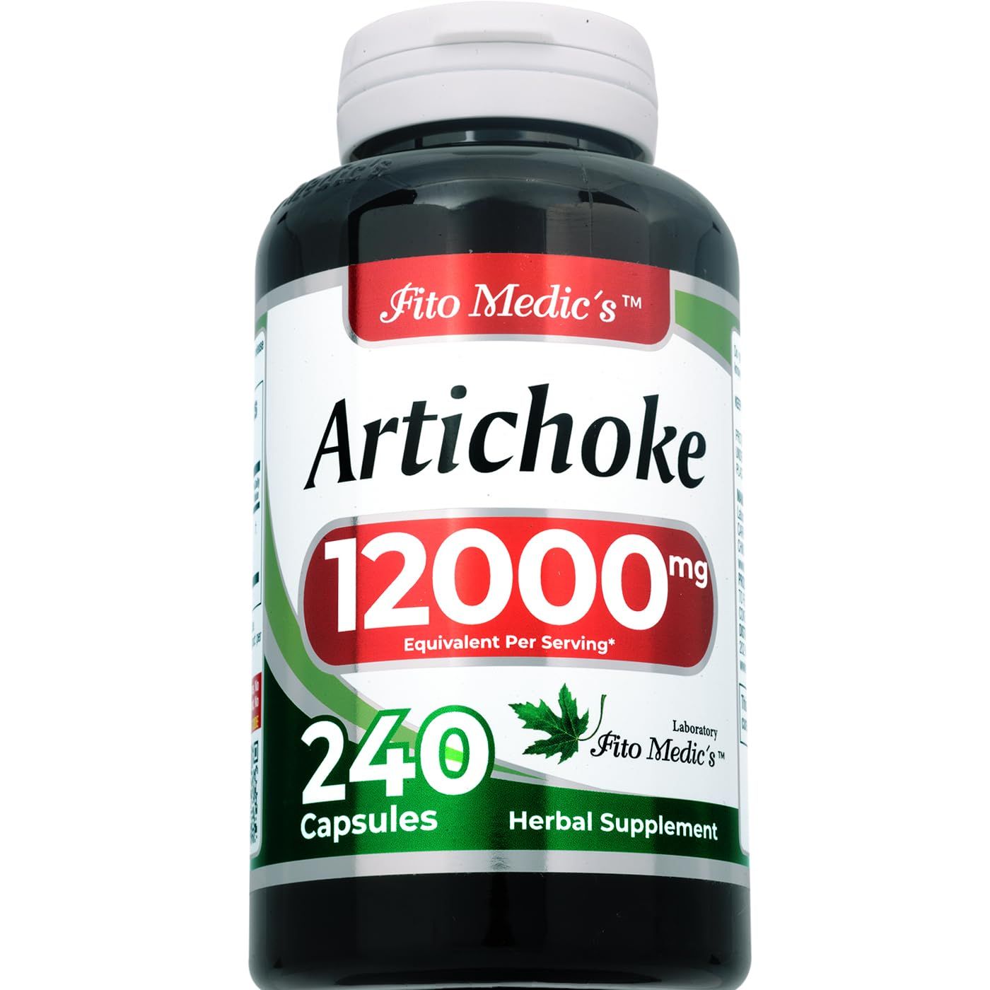 FITO MEDIC&#39;S Lab Artichoke Extract Artichoke Extract Capsules 240 Capsules 12000 mg Artichoke Artichoke Supplement alcachofa.
