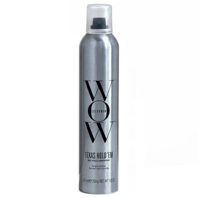 COLOR WOW Texas Hold &#39;Em Big Hold Hairspray - Hair Spray Extra Hold for all-day styles UV Heat Protectant Less wet, fast-drying