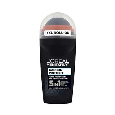 L&#39;Oreal Paris Men Expert Carbon Protect 48 Hour Roll-On, Multi-color, Fresh, 1.69 Oz