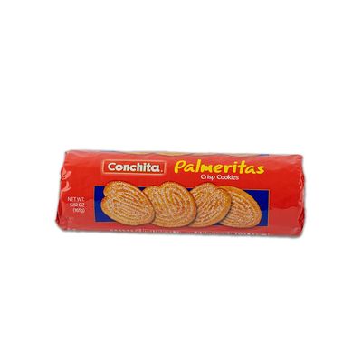 Conchita Palmeritas Palm Cookies - Elegant Flaky Snack, Dessert, or Breakfast Food - 5.82 oz Pack of 1