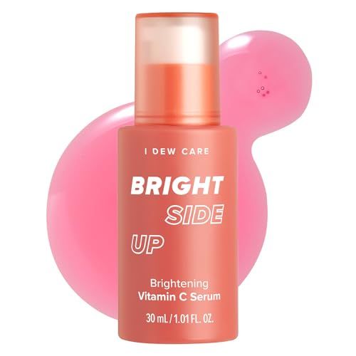 I DEW CARE Vitamin C Face Serum - Bright Side Up Hydrating with Niacinamide, Korean Glass Skin Care, Facial Treatment, Non-irritating, Lightweight, Exfoliating, 1.01 FL Oz