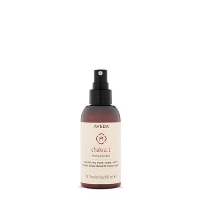 Aveda Chakra 1 Balancing Pure-Fume Mist: Grounded Body &amp; Room Spray Balances Root Chakra With Certified Organic Olibanum, Vetiver, Patchouli, 3.4 Fl Oz