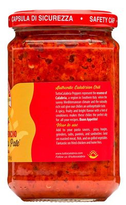 TUTTOCALABRIA Pate Crushed Calabrian Chili Pepper Pate, Smoother Textured Version of Our Crushed Pepper Paste, 10 oz