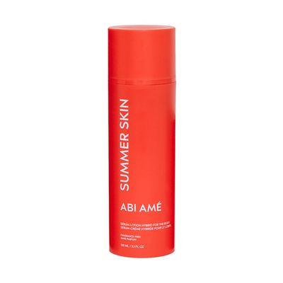 ABI AME Summer Skin Body SerumLotion Hybrid - Hydrating, Softening and Repairing Body Lotion- Niacinamide Saccharide Isomerate Vitamin B5 Oat Extract - 150ml5.1 Fl oz.