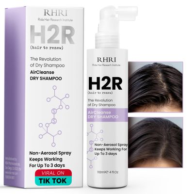 Dry Shampoo for Instant Oil Absorption &amp; Freshness Best for All Hair Types, Ideal for On-the-Go, Post Workout, Travel Non-Aerosol, Vitamin Enriched, Clarifying Formula 4 fl.oz
