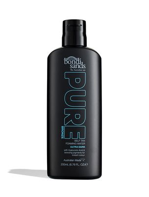 Bondi Sands PURE Bronze Ultra Dark Self Tan Foaming Water Hyaluronic Acid and Bronzing Pigments for Instant Deep Bronzed Glow 200mL, 6.76 Fl. Oz.
