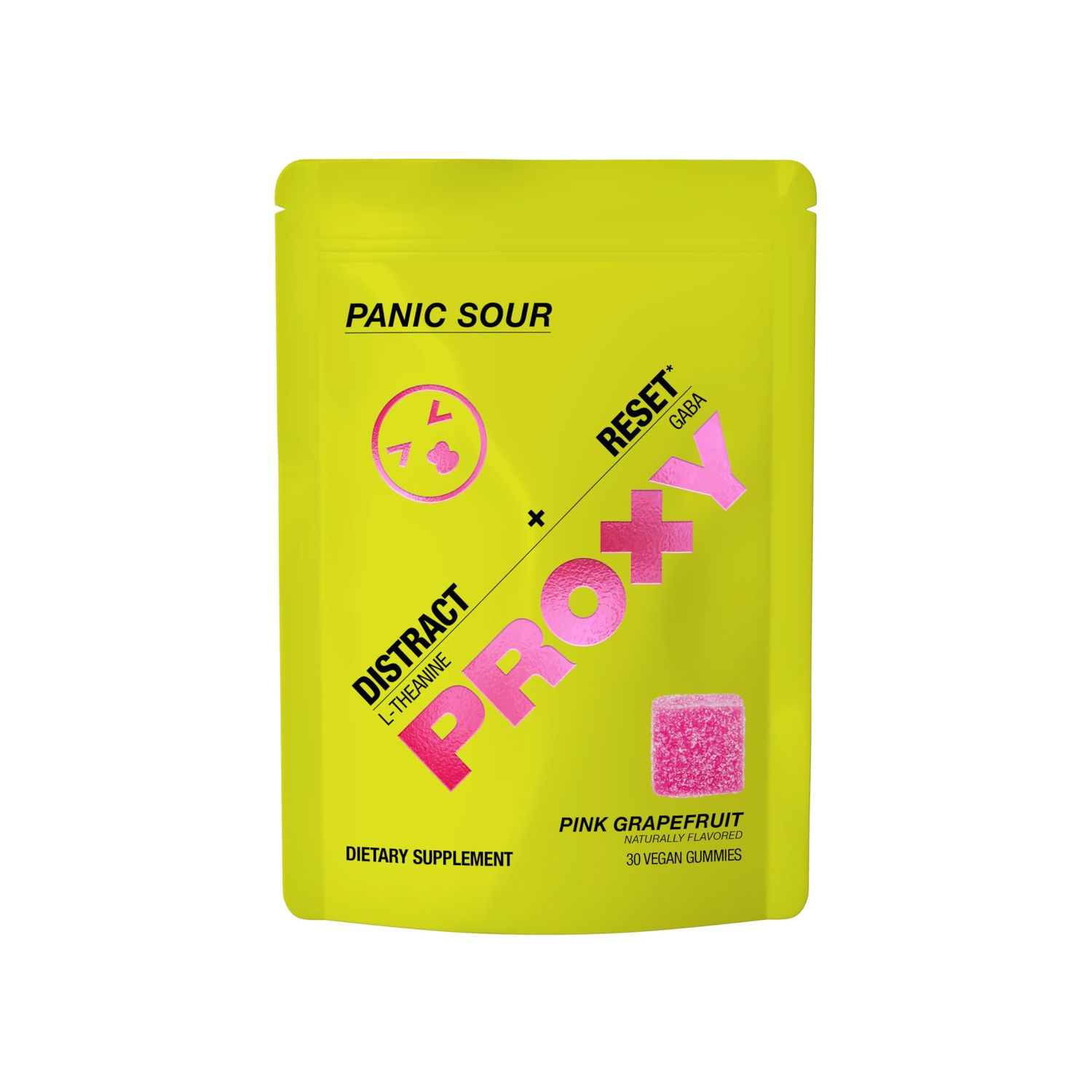 PROXY GABA Supplements for Stress Relief, GABA L-Theanine Supplement for Sleep Support, Vegan &amp; Gluten Free Grapefruit Gummies with Clean Ingredients for Adults, Men &amp; Women