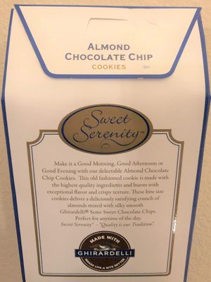 Sweet Serenity - Almond Chocolate Chip Cookies
