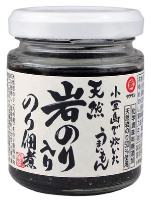 Takesan Tsukudani of Seaweed in bottle. TUKUDANI is a preserved food made with soy sauce. A traditional Japanese food that has been around for 400 years. NATURAL NORI 3.5oz 100g