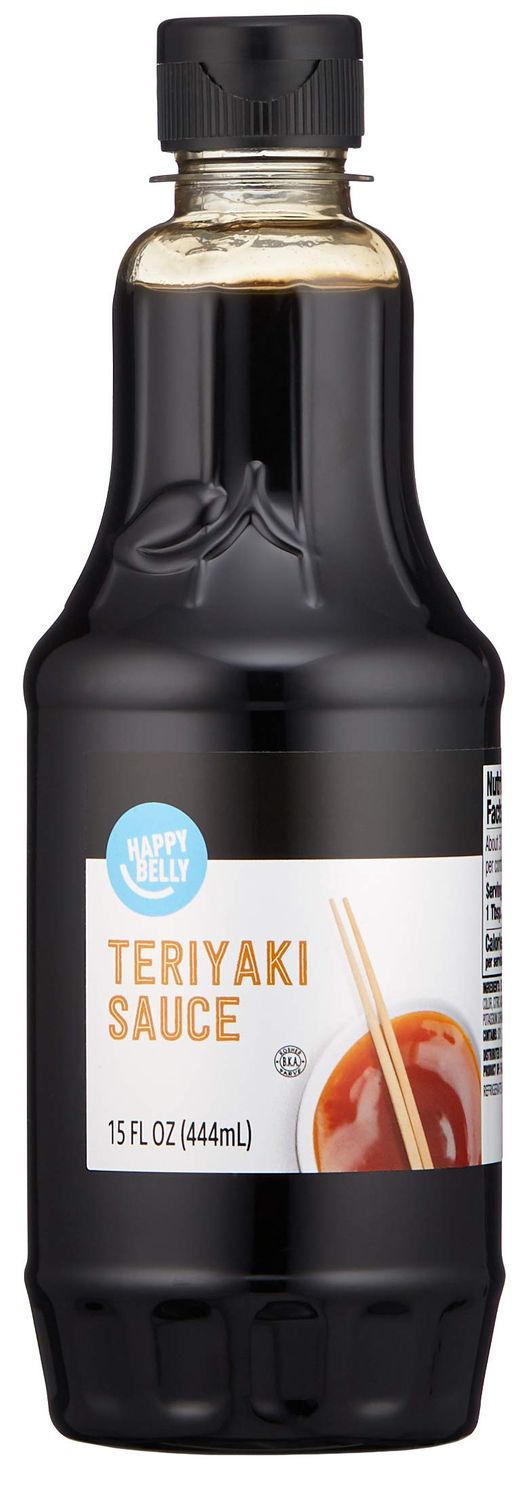 Amazon Brand - Happy Belly Teriyaki Marinade and Sauce, 15 fl oz Pack of 1