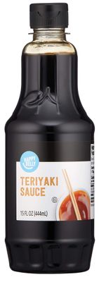 Amazon Brand - Happy Belly Teriyaki Marinade and Sauce, 15 fl oz Pack of 1