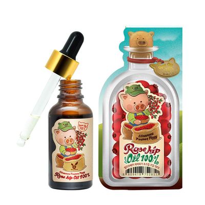 Elizavecca Rose Hip 100 Pure Oil 1.01 fl. oz. Essential Oil for Face, Nails, Hair, Skin Men &amp; Women