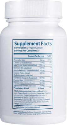Clinical Effects: Liver Support - Natural Milk Thistle and Zinc Supplement - 3 Pack - Helps Detox and Cleanse The Liver - Supports Liver Function and Digestive Health - Made in The USA