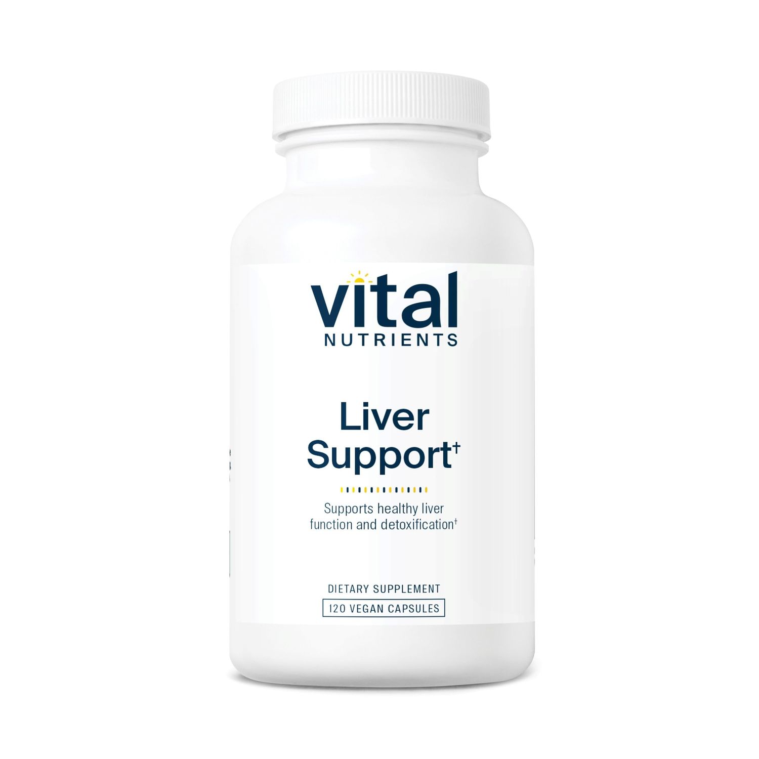 Vital Nutrients Liver Support Milk Thistle and Curcumin Vegan Supplement Herbal Combination to Support Healthy Liver Function Gluten, Dairy and Soy Free 120 Capsules