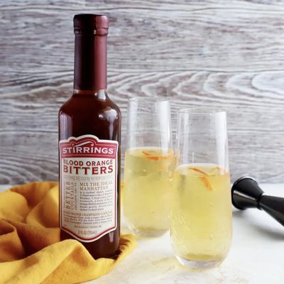 Stirrings 2 Pack Blood Orange Bitters 355ml Bottles - Real Ingredients No Preservatives Low Calories - Drink Mixer