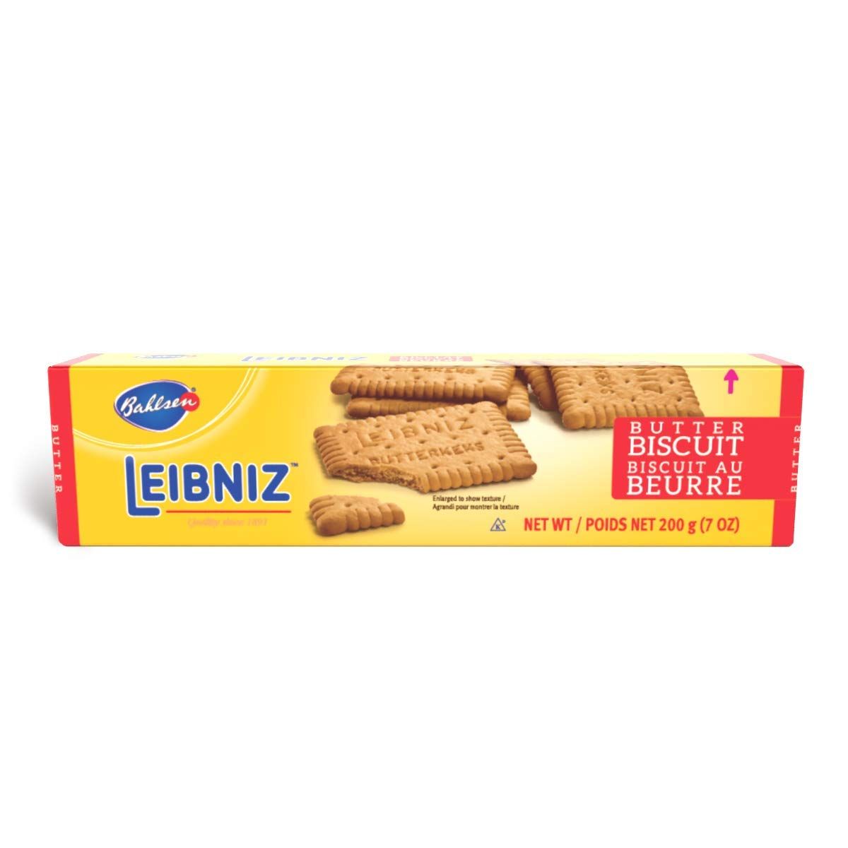Bahlsen Leibniz Butter Biscuit Cookies 1 box Our classic original buttery biscuits 7 ounce boxes