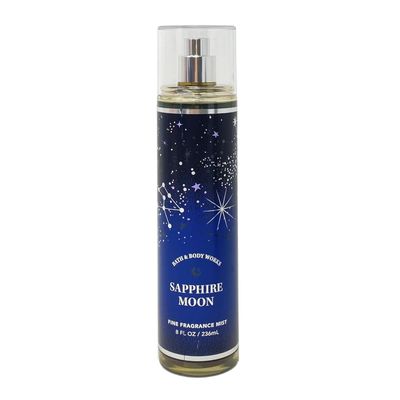 Bath &amp; Body Works Fine Fragrance Body Spray Mist 8 fl oz 236 mL Sapphire Moon
