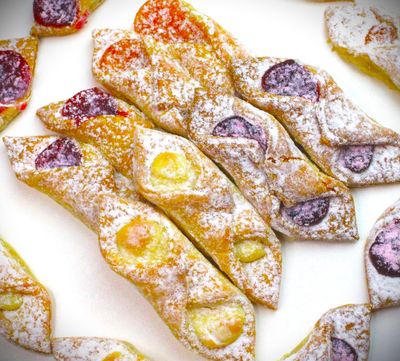 KOLACZKI EUROPEAN COOKIES - 3 PACK 16 COUNT EACH 4 FLAVORS - STRAWBERRY, RASPBERRY, APRICOT, AND CREAM CHEESE