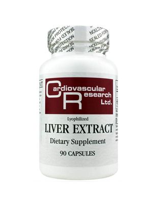 Cardiovascular Research Liver Extract, White, 90 Count