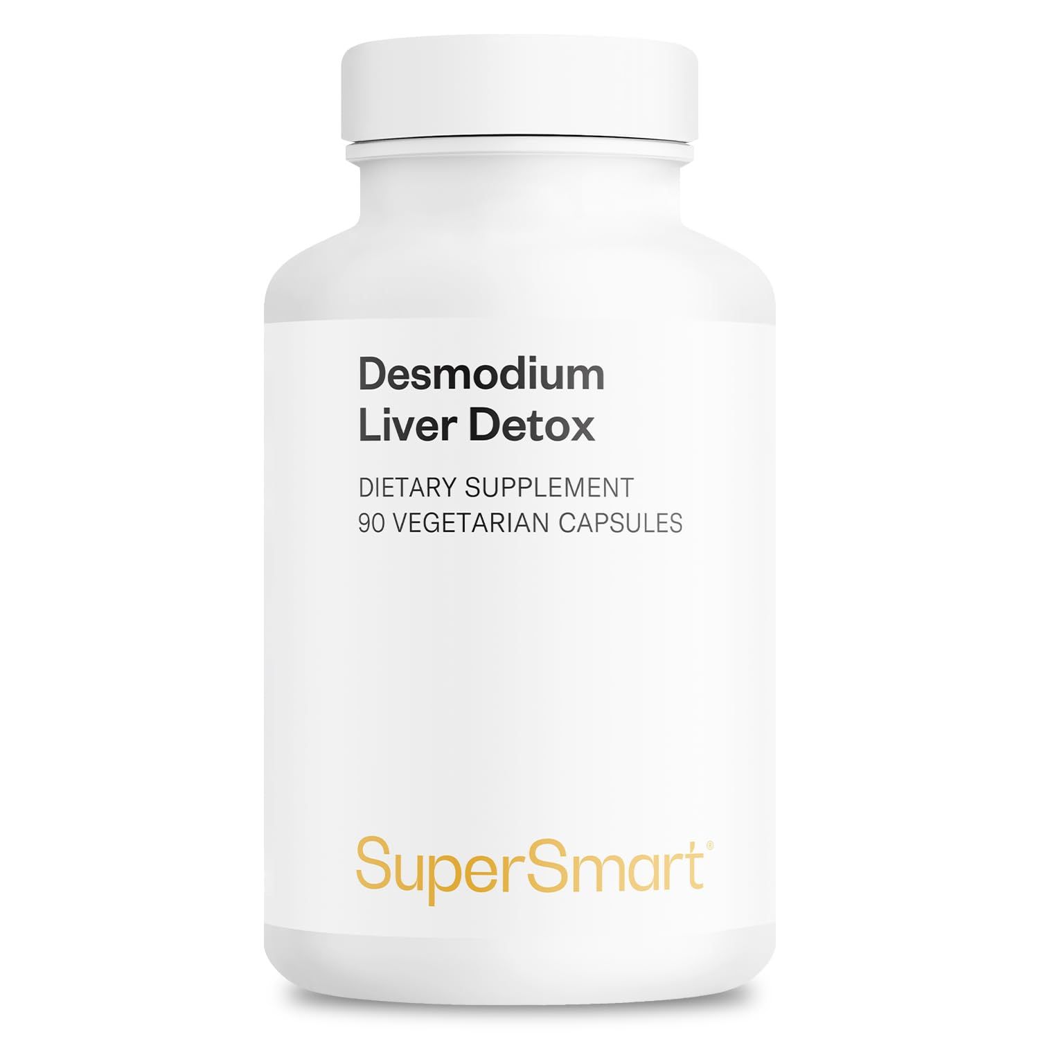 Supersmart - Desmo Forte - Liver Support Supplement - 1:2 Liquid Extract of Desmodium Asdscendens Non-GMO &amp; Gluten Free - 250 ml