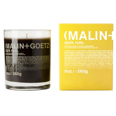 MALINGOETZ Women&#39;s Dark Rum Candle, Dark Rum, Brown, 9.0 Fl Oz