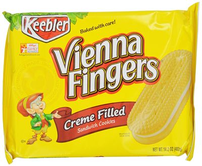 Keebler Vienna Fingers Original Cookies, 14.2-ounce Pack of 6