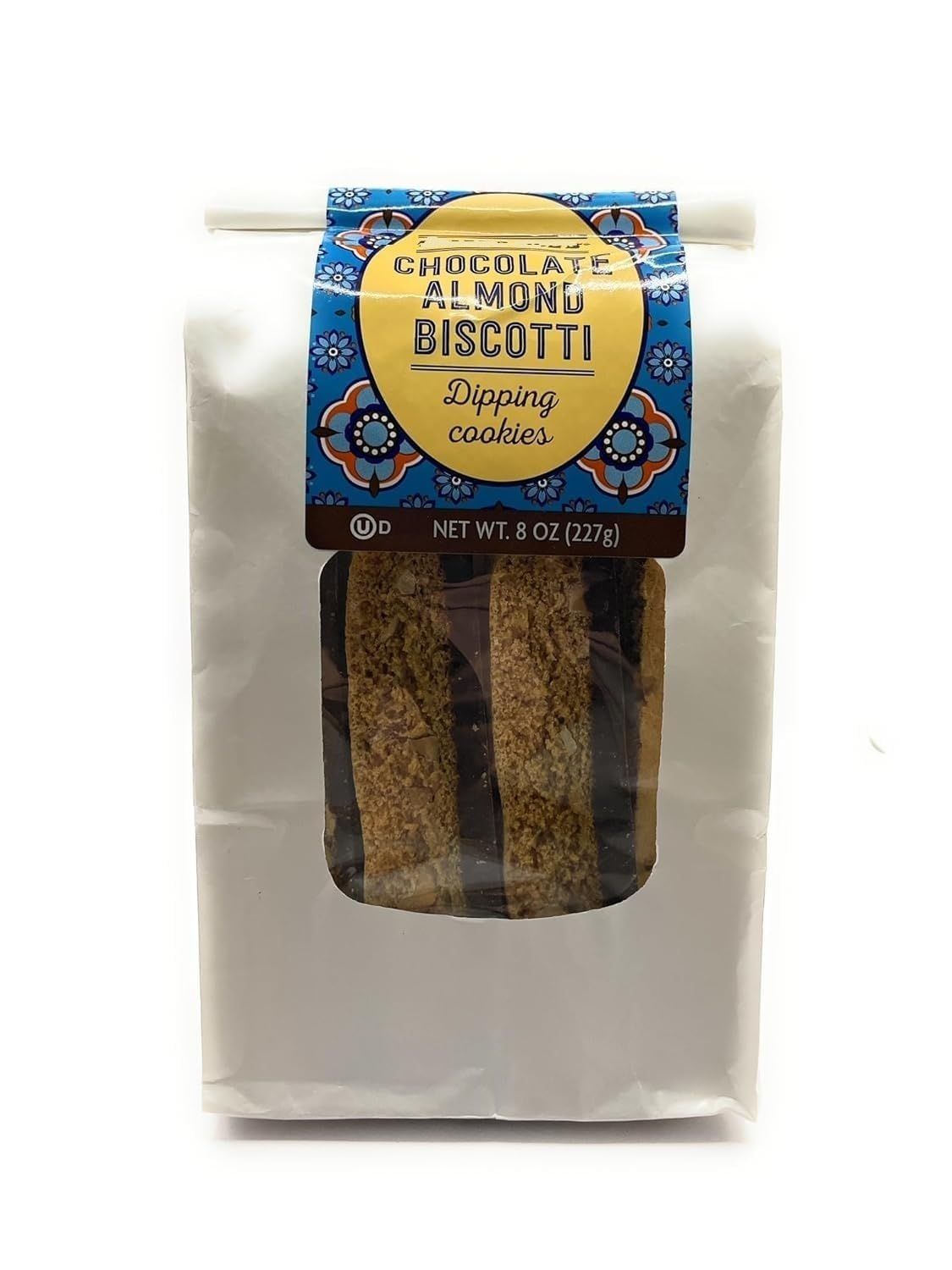 Chocolate Almond Biscotti Dipping Cookies 8 oz 227g - Pack of 1