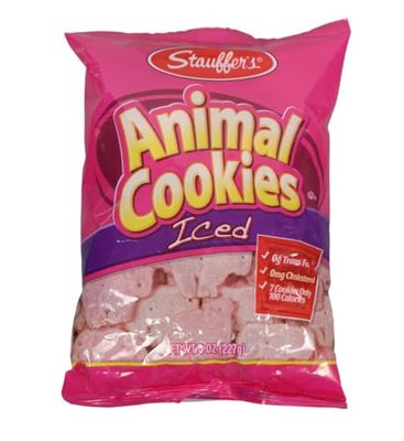 Stauffer&#39;s Animal Cookies Iced 3 Bags