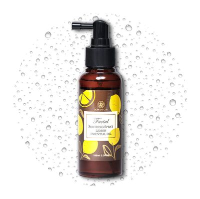 Organic Lemon Essential oil Facial Moisture Mist Spray For Hydration Brightening for Dry &amp; Damaged Skin, Hair, Face, Body, Treatment for Dry &amp; Damaged Skin, Hair, Face, Body, Hair