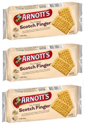 ARNOTT&#39;S Family Favourites Original Scotch Finger Biscuits 3 Pack Deal x 250g Ea Delight in the unmistakable deliciousness biscuits ... heavenly buttery taste!
