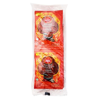 ABC Sambal Terasi - Prawn Chili Paste, 230 Gram 10 sachets 23 gram