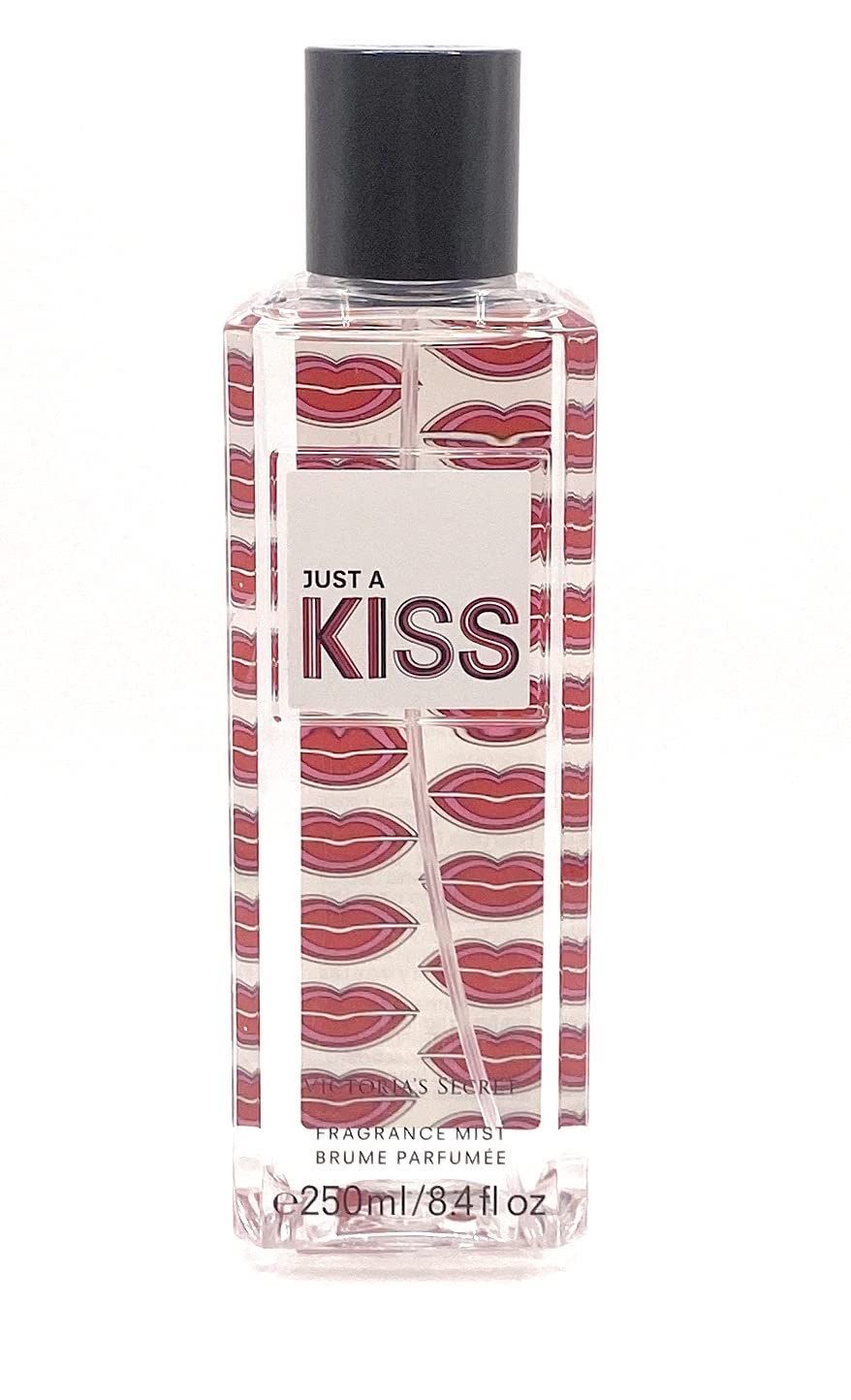 Victoria&#39;s Secret Just A Kiss Scented Fragrance Mist 8.4 Ounce Spray, 8.40 Fl Oz Pack of 1
