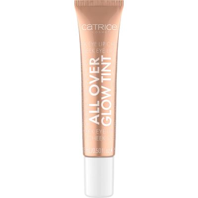 Catrice All Over Glow Tint Multi-Use Liquid Highlighter Eyes, Cheeks, Lips &amp; Body WIth Vitamin C &amp; Niacinamide, Long-lasting &amp; Lightweight Vegan &amp; Cruelty Free 030 Sun Dip