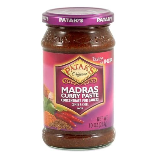 PATAKS Paste Curry Madras, 10 oz Hot
