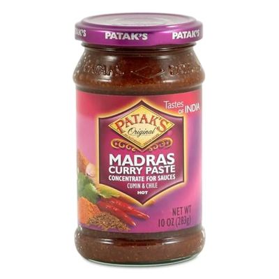 PATAKS Paste Curry Madras, 10 oz Hot