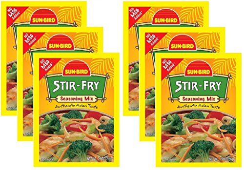 Stir Fry Seasoning Mix Packets - Asian Stir-Fry Recipe - 0.75 Ounces Each Pack of 6
