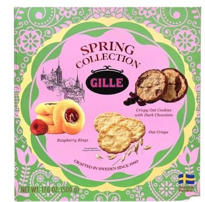 Gille Spring Collection Cookies, Gift Box, 17.6 Ounces