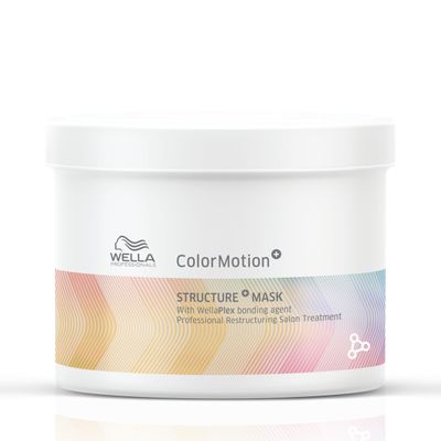 Wella Professionals ColorMotion Structure Mask Intense and Deep Conditioning Hair Treatment Fortifies Hair Structure 16.9 Fl Oz