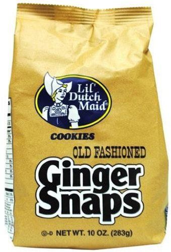 Lil&#39; Dutch Maid Old Fashioned Ginger Snaps Cookies Two 10oz Bags