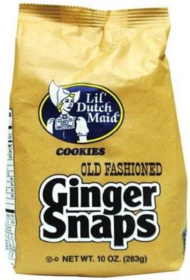 Lil&#39; Dutch Maid Old Fashioned Ginger Snaps Cookies Two 10oz Bags