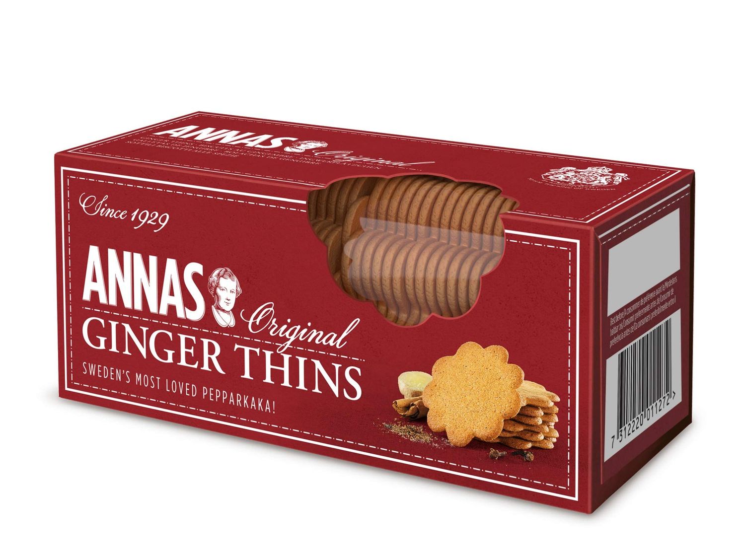 Anna&#39;s Thins - Ginger - 150g